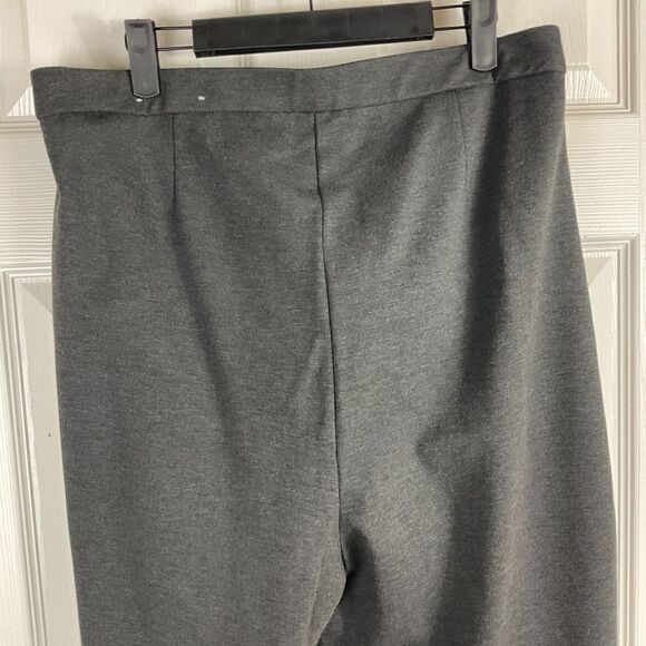 Chicos Women Black Size 4 20 Faux Leather Front Ponte Leggings Pull On Stretch N - Picture 7 of 12